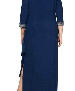 Alex Evenings - 1351416 Quarter Sleeved Long Dress
