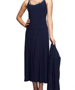 Alex Evenings - 135372 Beaded Scoop Neck Two-Piece Dress