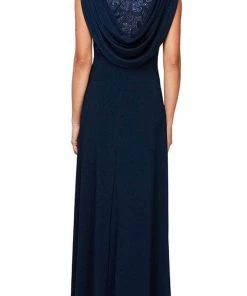 Alex Evenings - 81171137 Cowl Back Long Dress