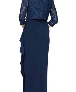 Alex Evenings - 84122475 Sleeveless With Bolero Jacket Long Dress