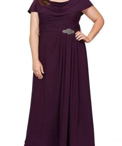 Alex Evenings - 84351491 Matte Jersey A-line Dress