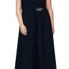 Alex Evenings - 84351491 Matte Jersey A-line Dress