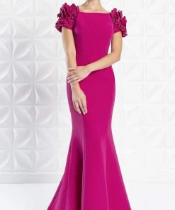 Alexander By Daymor - 1270 Embellished Bateau Long Trumpet Dress 10 Alexander By Daymor - 1270 Embellished Bateau Long Trumpet Dress