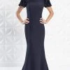 Alexander By Daymor - 1270 Embellished Bateau Long Trumpet Dress 2 Alexander By Daymor - 1270 Embellished Bateau Long Trumpet Dress