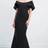Alexander By Daymor - 1464 Ruffled Off Shoulder Trumpet Dress