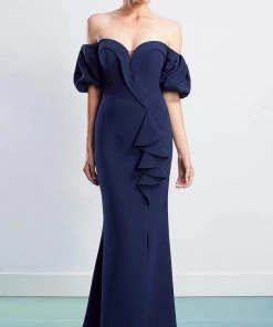 Alexander By Daymor - 1479 Sweetheart Crepe Sheath Gown