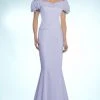 Alexander By Daymor - 2003 Rosette Ruffles Off Shoulder Evening Dress