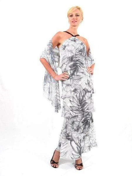 Alexander By Daymor - 3451 Beaded Halter Layered Sheath Evening Dress 6 Alexander By Daymor - 3451 Beaded Halter Layered Sheath Evening Dress