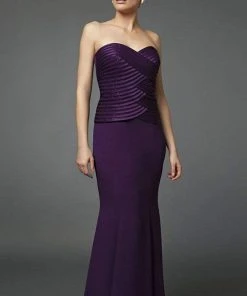 Alexander By Daymor - 7003 Strapless Sweetheart Mermaid Gown With Bolero