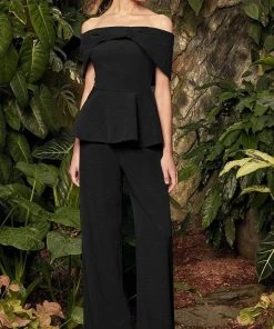 Alexander By Daymor - 990B Off The Shoulder Top With Leg Pants