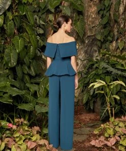 Alexander By Daymor - 990B Off The Shoulder Top With Leg Pants