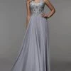 Alyce Paris 27473 - Embroidered Sleeveless V-neck Formal Dress 1 Alyce Paris 27473 - Embroidered Sleeveless V-neck Formal Dress