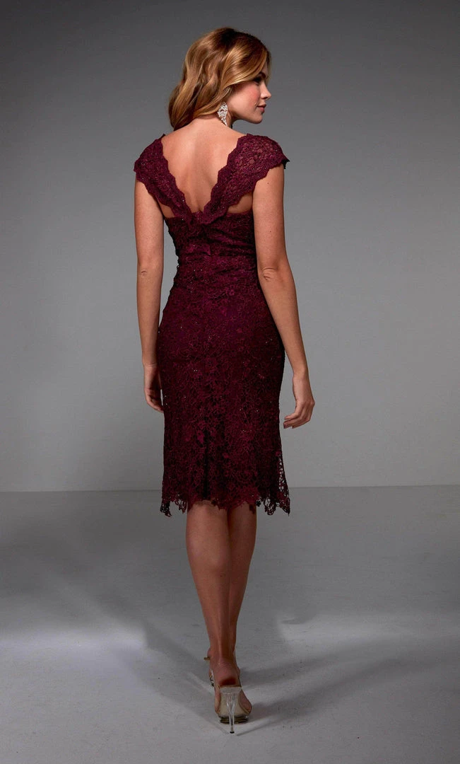 Alyce Paris 27513 - Cap Sleeve V-neck Formal Dress 4 Alyce Paris 27513 - Cap Sleeve V-neck Formal Dress