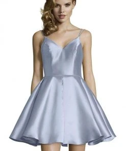 Alyce Paris - 3764 V Neckline Mikado Fit And Flare Cocktail Dress 31 Alyce Paris - 3764 V Neckline Mikado Fit And Flare Cocktail Dress