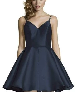 Alyce Paris - 3764 V Neckline Mikado Fit And Flare Cocktail Dress 29 Alyce Paris - 3764 V Neckline Mikado Fit And Flare Cocktail Dress