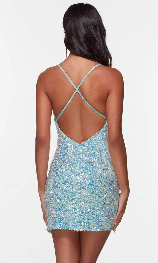 Alyce Paris 4543 - Sweetheart Crisscross Back Cocktail Dress 4 Alyce Paris 4543 - Sweetheart Crisscross Back Cocktail Dress