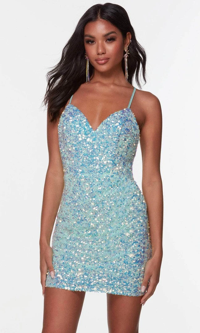 Alyce Paris 4543 - Sweetheart Crisscross Back Cocktail Dress 5 Alyce Paris 4543 - Sweetheart Crisscross Back Cocktail Dress