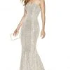 Alyce Paris - 60809 Strapless Sequined Mermaid Dress