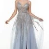 Alyce Paris - 61070 Sheer Embellished A-Line Gown