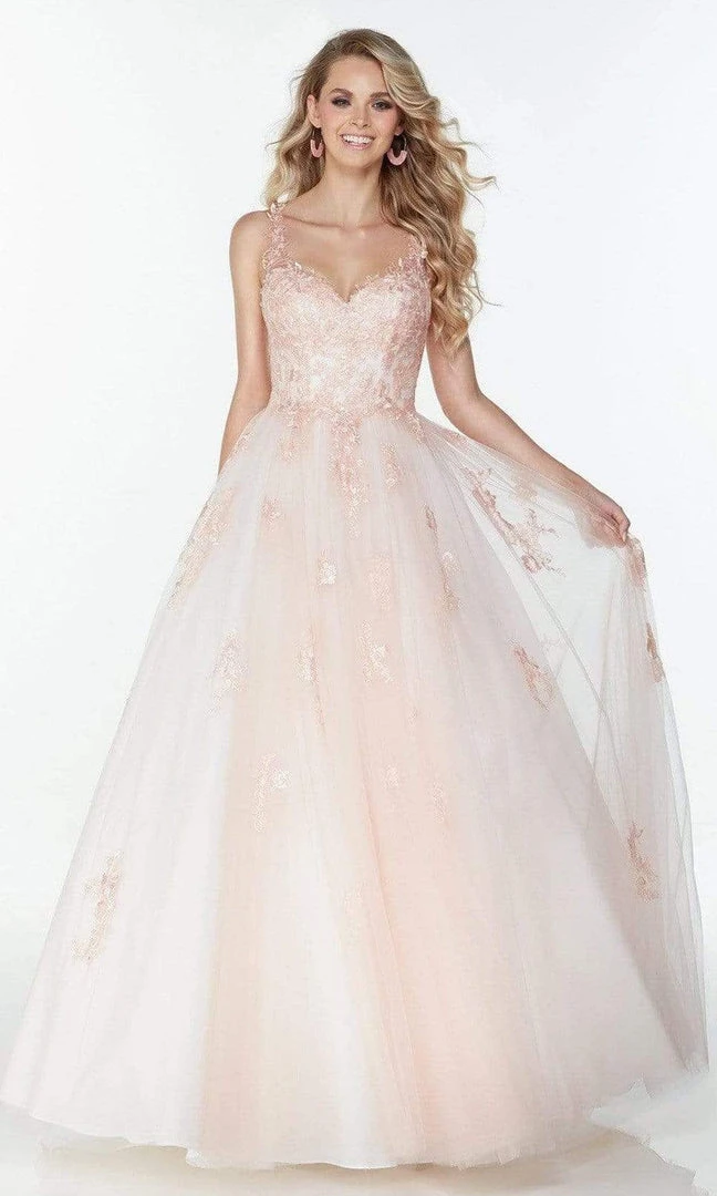 Alyce Paris - 61079 Lace Ornate Sweetheart Gown 4 Alyce Paris - 61079 Lace Ornate Sweetheart Gown