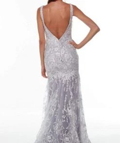 Alyce Paris - 61089 Floral Lace Long Gown