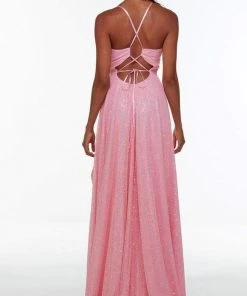 Alyce Paris - 61092 Textured Glittery A-Line Gown 7 Alyce Paris - 61092 Textured Glittery A-Line Gown