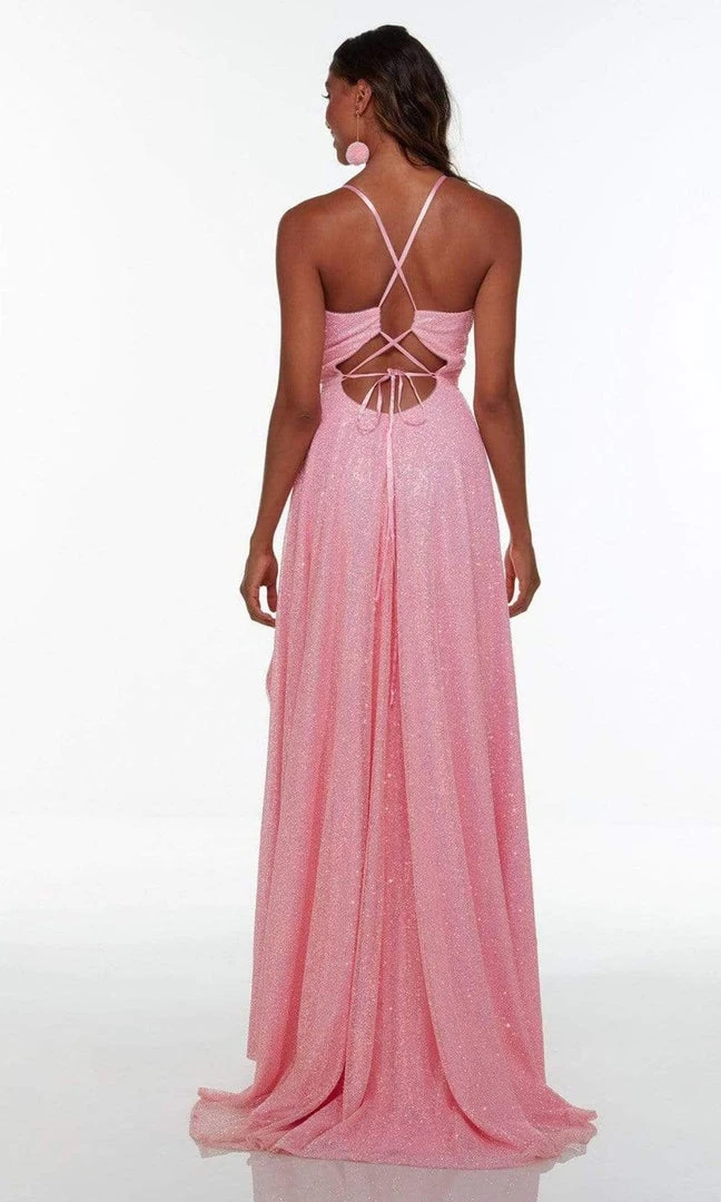 Alyce Paris - 61092 Textured Glittery A-Line Gown 4 Alyce Paris - 61092 Textured Glittery A-Line Gown