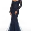 Alyce Paris - 61097 Off Shoulder Lace Gown 1 Alyce Paris - 61097 Off Shoulder Lace Gown