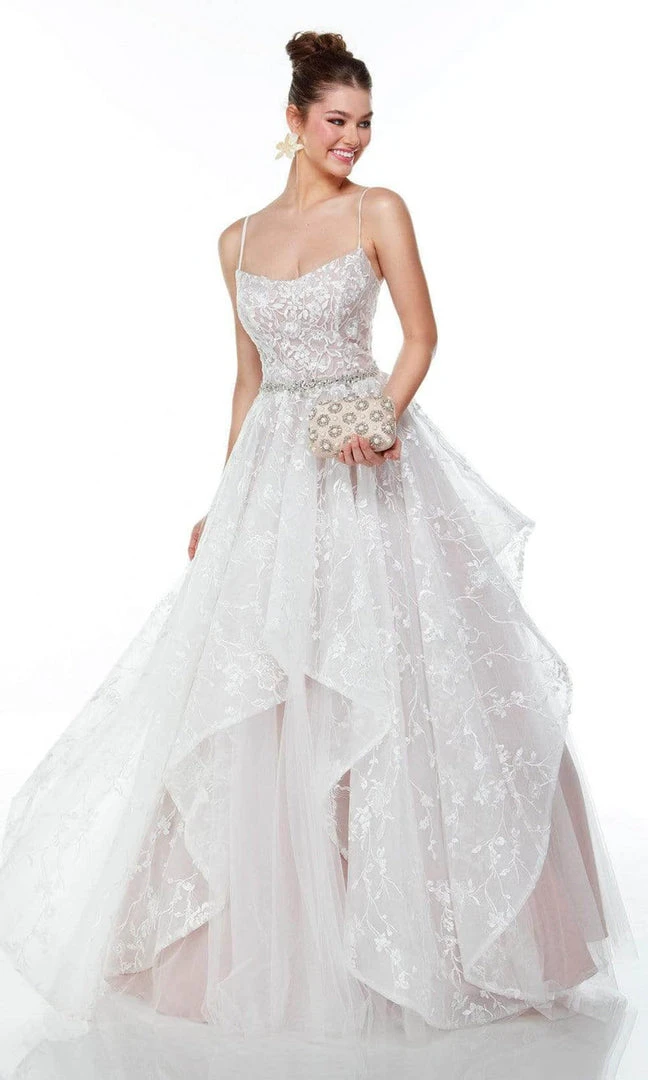 Alyce Paris - 61111 Scoop Neck Layered Ballgown 6 Alyce Paris - 61111 Scoop Neck Layered Ballgown