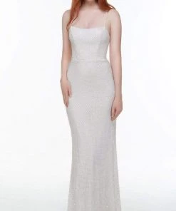 Alyce Paris - 61123 Lattice Sheath Gown 14 Alyce Paris - 61123 Lattice Sheath Gown