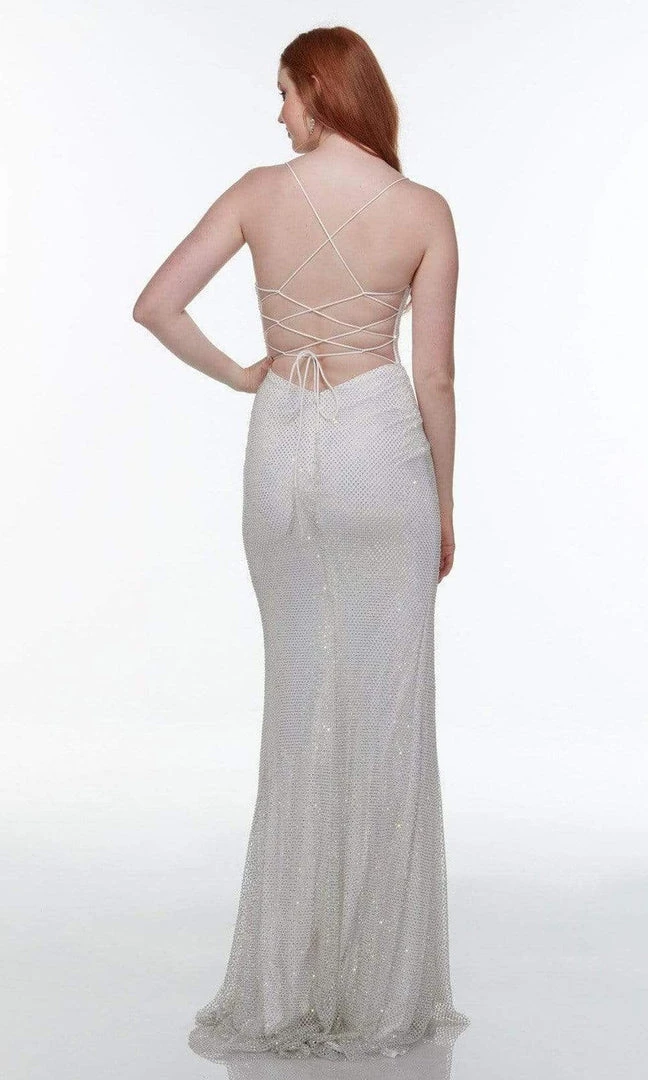 Alyce Paris - 61123 Lattice Sheath Gown 6 Alyce Paris - 61123 Lattice Sheath Gown