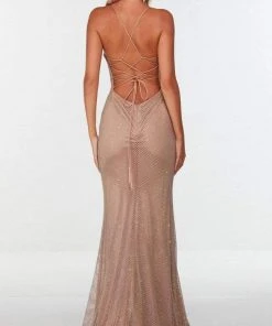 Alyce Paris - 61123 Lattice Sheath Gown 20 Alyce Paris - 61123 Lattice Sheath Gown