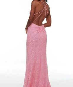 Alyce Paris - 61146 Strappy Back Sequin Gown 11 Alyce Paris - 61146 Strappy Back Sequin Gown