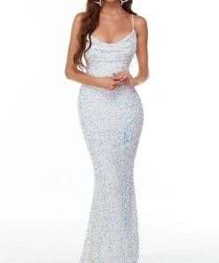 Alyce Paris - 61148 Cowl Neck Sequin Gown
