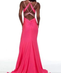 Alyce Paris - 61157 Jeweled Strap Mermaid Gown