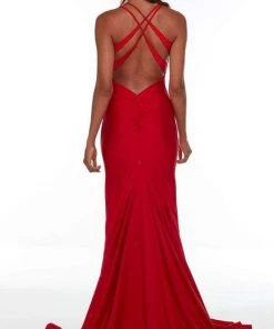 Alyce Paris - 61165 Sleeveless Fit And Flare Gown