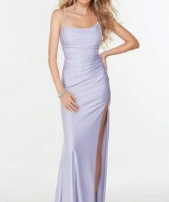 Alyce Paris - 61172 Cowl Style Ruched Gown 7 Alyce Paris - 61172 Cowl Style Ruched Gown