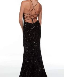 Alyce Paris - 61181 Spaghetti Strap Sequin Gown