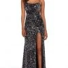 Alyce Paris - 61186 Sequin Cutout Back Gown