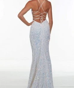 Alyce Paris - 61186 Sequin Cutout Back Gown 17 Alyce Paris - 61186 Sequin Cutout Back Gown