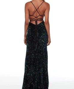 Alyce Paris - 61186 Sequin Cutout Back Gown 15 Alyce Paris - 61186 Sequin Cutout Back Gown