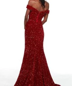 Alyce Paris - 61187 Off Shoulder Sheath Gown 15 Alyce Paris - 61187 Off Shoulder Sheath Gown