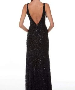 Alyce Paris - 61216 Sleeveless Beaded Sheath Gown