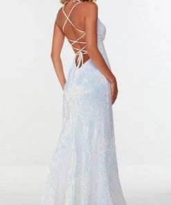 Alyce Paris - 61231 Cross Styled Sequin Gown