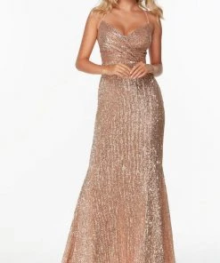 Alyce Paris - 61231 Cross Styled Sequin Gown