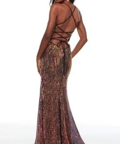 Alyce Paris - 61231 Cross Styled Sequin Gown