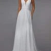 Alyce Paris - 7024 V Neck Minimalist A-Line Gown