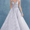 Andrea And Leo - A0964 Floral Embroidered A-Line Long Gown 1 Andrea And Leo - A0964 Floral Embroidered A-Line Long Gown
