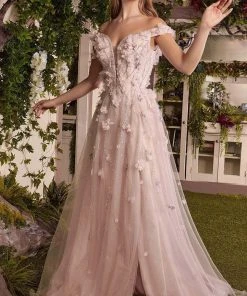 Andrea And Leo - A1041 Blossom Off Shoulder Bridal Gown