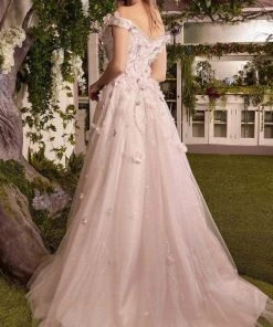 Andrea And Leo - A1041 Blossom Off Shoulder Bridal Gown